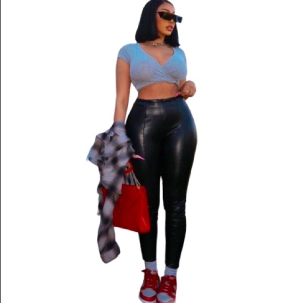 Lauren Ralph Lauren Faux-Leather Leggings